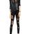 Women’s black lambskin leather jacket- zipper detail & quilted hand  biker stylish look