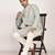Men's solid cotton straight kurta