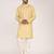 Men's solid cotton straight kurta