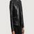 Women’s black lambskin leather jacket- zipper detail & quilted hand  biker stylish look