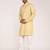 Men's solid cotton straight kurta