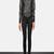 Women’s black lambskin leather jacket- hoodie detail  biker stylish look