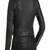 Women’s black lambskin leather jacket  stylish look