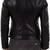 Women’s black lambskin leather jacket  stylish look perfect design