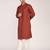 Men's self embossed cotton straight kurta