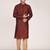 Men’s premium jacquard kurta with thread work