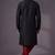 Black embroidered dupion silk kurta pyjama