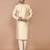 Men's printed straight silk kurta