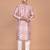 Men’s designer printed silk kurta