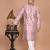 Men’s designer printed silk kurta