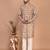 men's premium printed silk blend traditional kurta