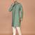Men's solid silk straight kurta