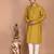 Men's solid silk straight kurta