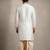 White dupion silk kurta dhoti