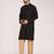 Men's solid silk straight kurta