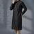 Black embroidered dupion silk kurta pyjama