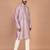 Men's premium silk kurta with regular thread work