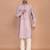 Men's premium silk kurta with regular thread work