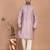 Men's premium silk kurta with regular thread work