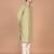 Men's premium silk kurta with regular thread work