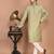 Men's premium silk kurta with regular thread work