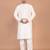 Men's premium silk kurta with regular thread work