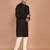 Men's solid silk straight kurta
