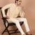 Men's solid silk straight kurta