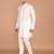 Men's solid silk straight kurta