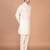 Men's solid silk straight kurta