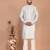 Men's solid silk straight kurta