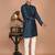Men's solid silk straight kurta