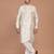 Men's premium silk printed kurta