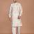 Men's premium silk printed kurta