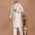 Men's premium silk printed kurta