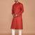Men's printed cotton kurta