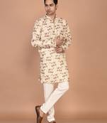 Men’s cotton printed kurta for ethnic wear