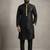 Black dupion silk kurta pyjama
