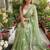 Light Green Color Embroidery Work Chiffon Saree