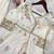 Elegant chinon embroidered gown palazzo set with organza dupatta