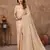 offwhite silk blend floral woven zari design saree with blouse piece