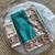 Blue Color Digital Bandhani  Printed  And Katha Work Silk Saree