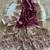 Magenta Color Digital Bandhani  Printed  And Katha Work Silk Saree