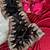 Black Color  golden embroidery Codding dori work with sequins work Silk Saree