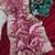 Onion Pink  Color  golden embroidery Codding dori work with sequins work Silk Saree
