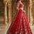 RED SOFT NER PARTY WEAR EMBROIDERY LEHNGHA CHOLI