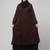 Women abaya burqa dress double color sided pocket