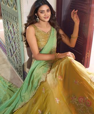 Moss Silk Embroidered Lehenga Choli for & Wedding Wear 2