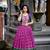 Women's Tasar Silk Leheriya Print Lehenga Choli Set