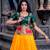 Women's Cotton Silk Jacquard Zari Work Lehenga Choli